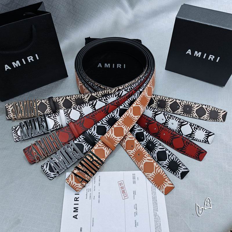 Amiri belt 38mmX90-125cm lb61